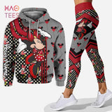 Disney Mickey & Minnie Mouse Hoodie & Leggings Set | Women's Athletic Tracksuit