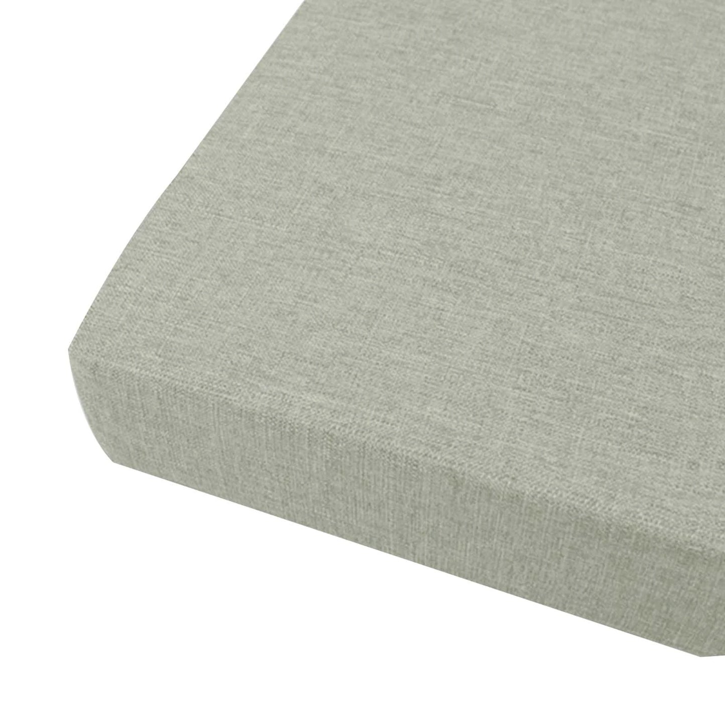 Linen Seat & Window Cushion with Zipper | Custom Sizes