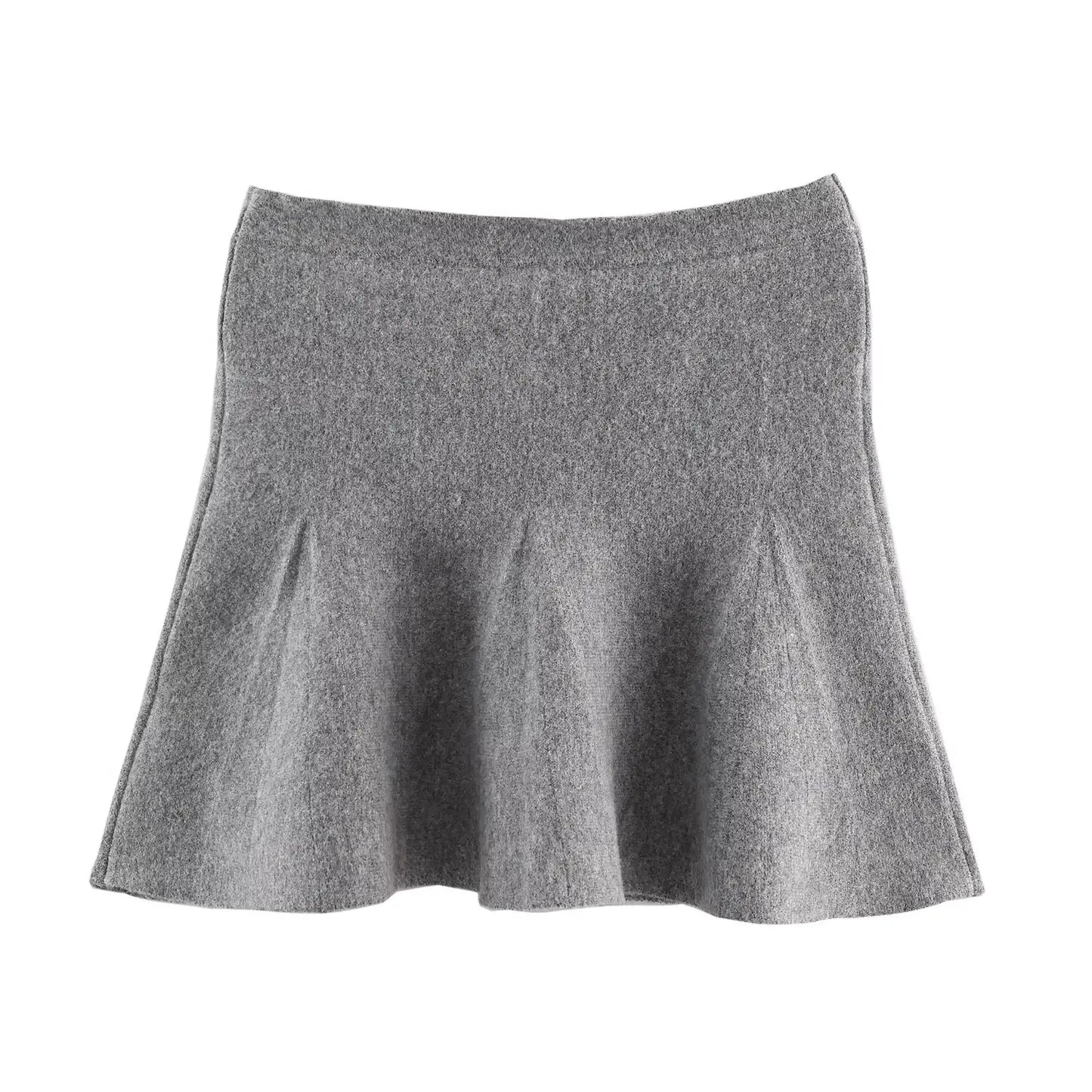 Women's 2-Piece Knitted Mini Skirt & Bomber Jacket Set