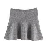 Women's 2-Piece Knitted Mini Skirt & Bomber Jacket Set