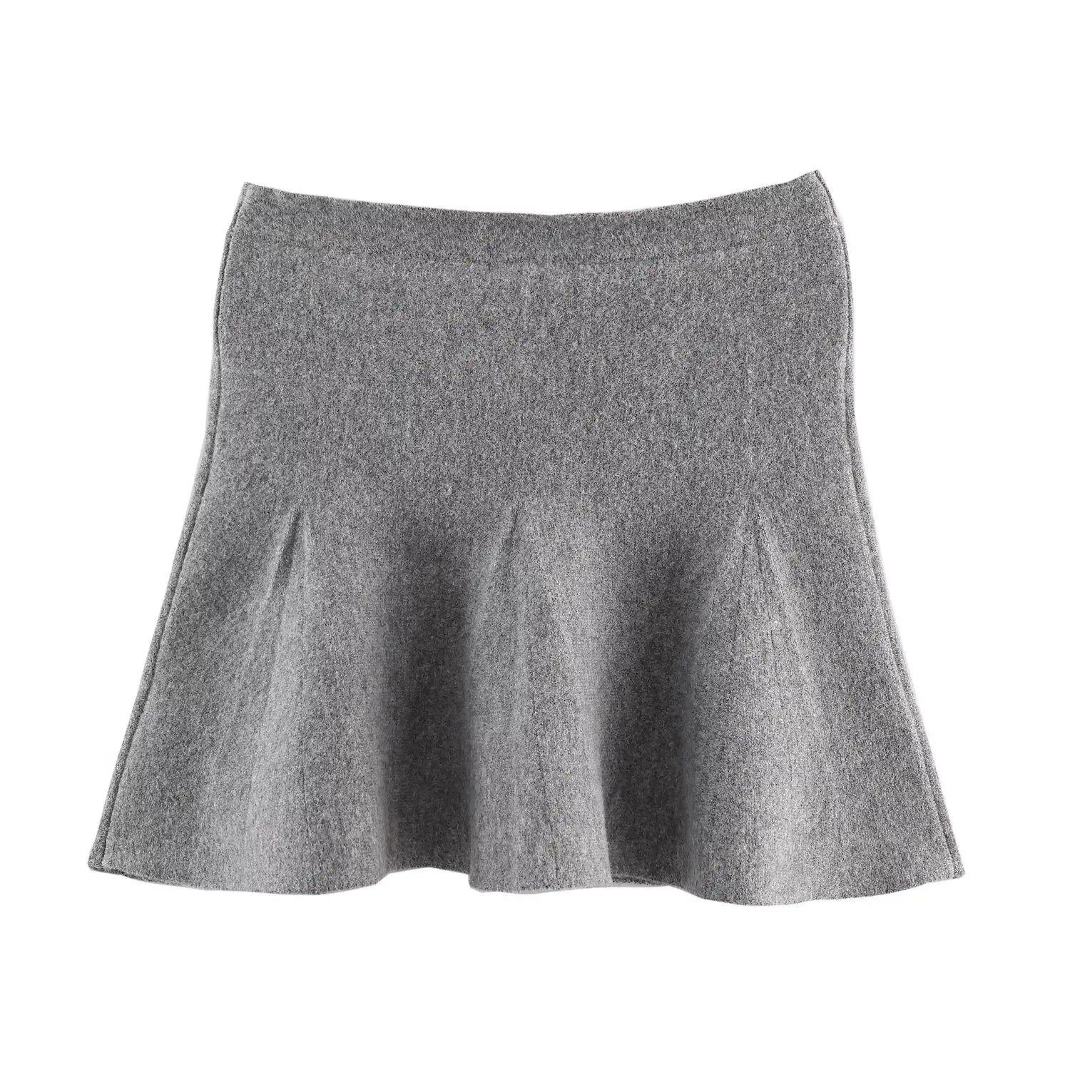 Women's 2-Piece Knitted Mini Skirt & Bomber Jacket Set