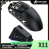 Original Brand ATTACK SHARK X11 Wireless Gaming Mouse Charging Dock PixArt PAW3311 Gaming Sensor, Origin BT/2.4G Wireless/Wired