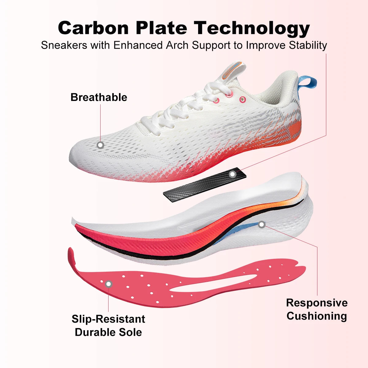 Women's Carbon Plate Running Sneakers