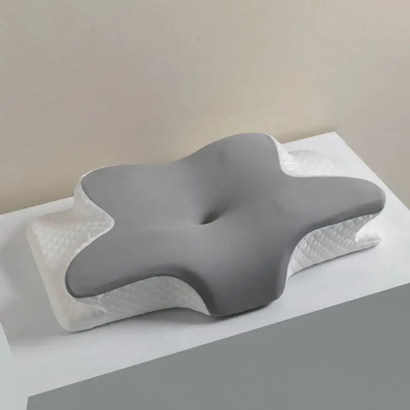 New Butterfly Outline Neck Pillow Foam Cervical Cushion Ergonomic Shaped Orthopedic Pad Comfort Support for Neck Soreness Relief