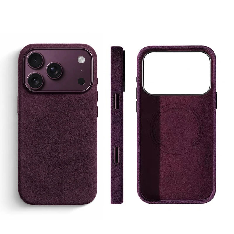 Alcantara Magnetic Case for iPhone 17 & 18 Pro