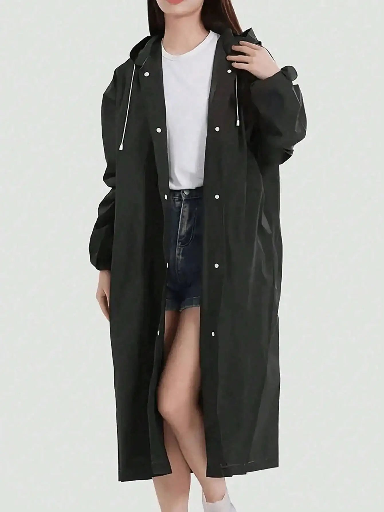 EVA Unisex Hooded Raincoat – Waterproof & Lightweight