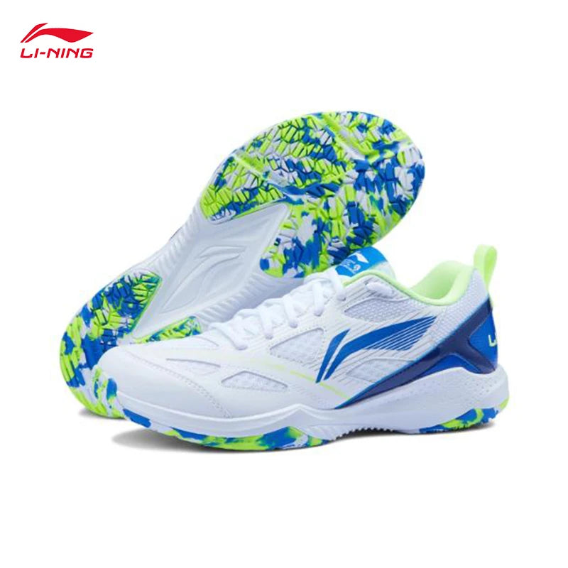 LI-NING JF LITE Unisex badminton training shoes Breathable Comfortable sports sneakers AYTU025