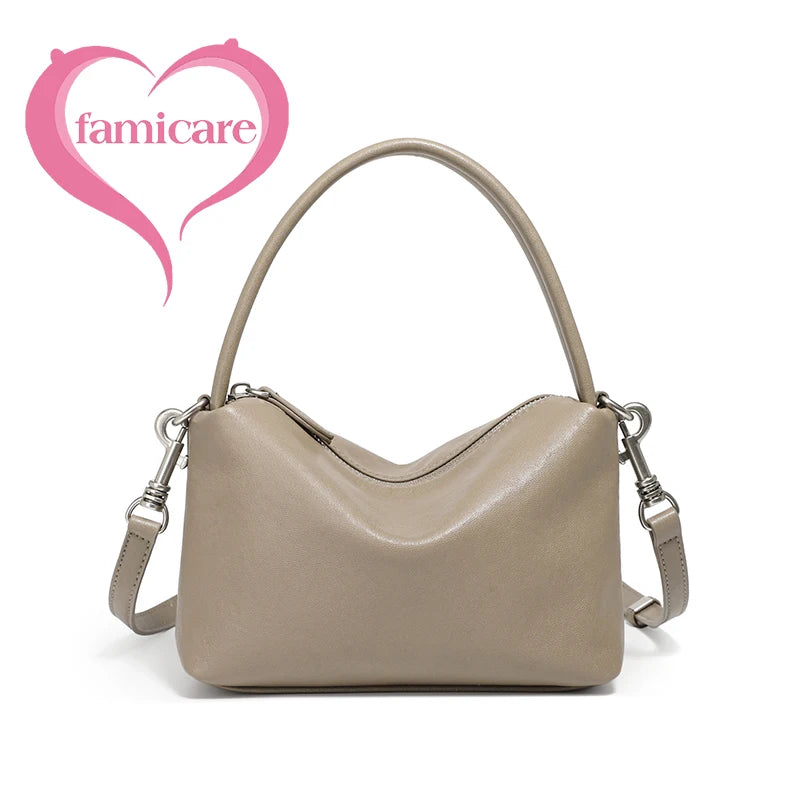 Women Luxury Bag Casual Tote Female Fashion Summer Beach Handbag Lady Popular Soft Cowhide Genuine Leather Shoulder Shopping Bag
