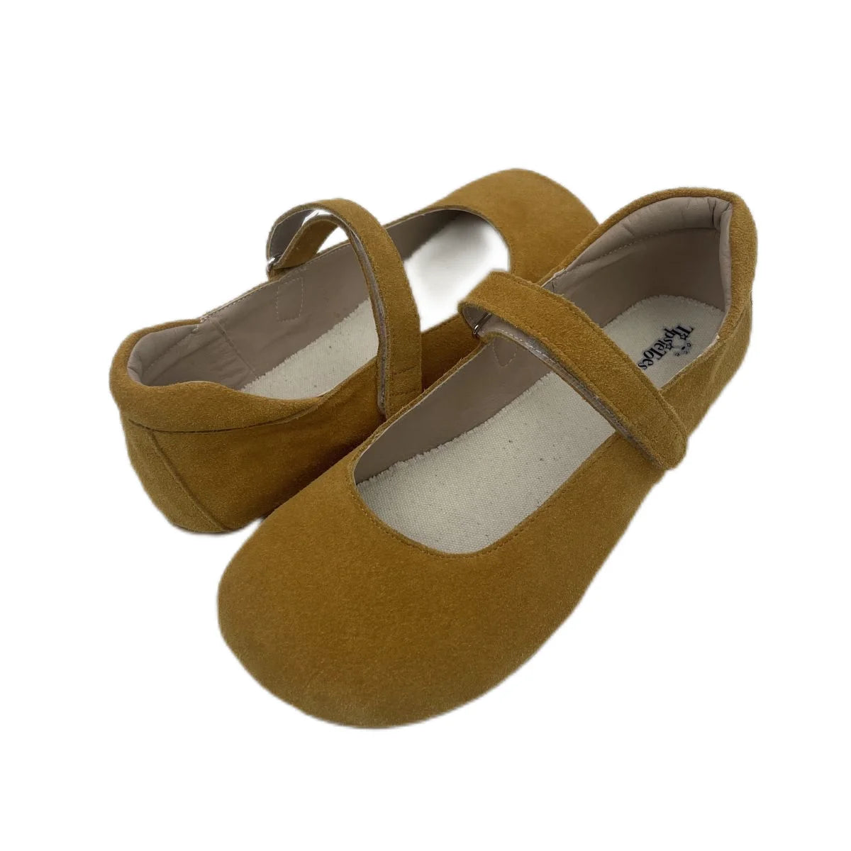 Tipsietoes 2026 Sprinng Autumn Barefoot Cow Suede Genuine Leather Women Ballerina With Zero Drop Flat Soft Sole Wider Toe Box