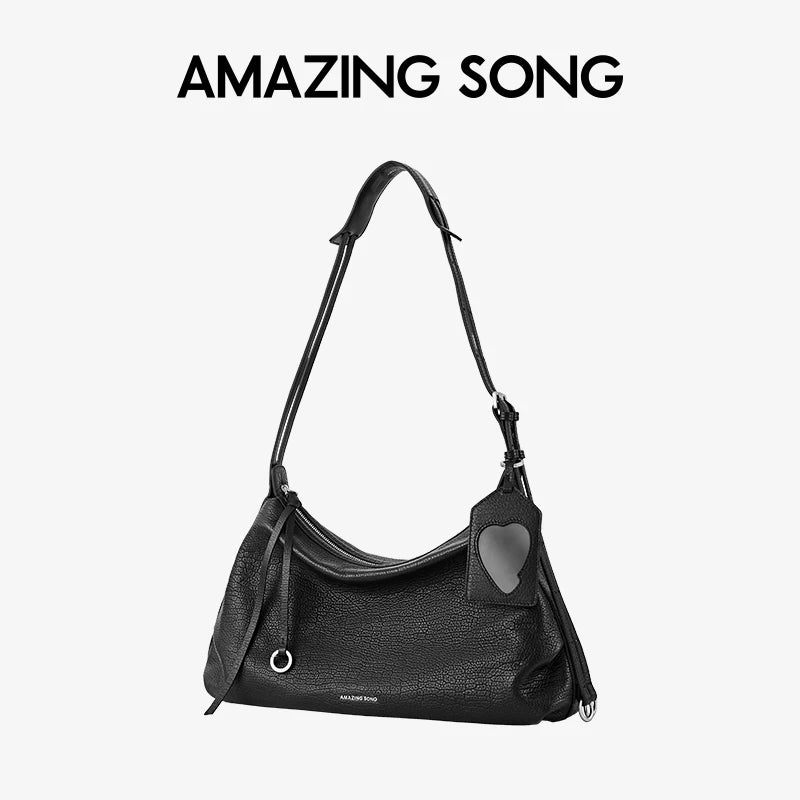Amazing Song Donut Hobo Bag – Genuine Leather Crossbody