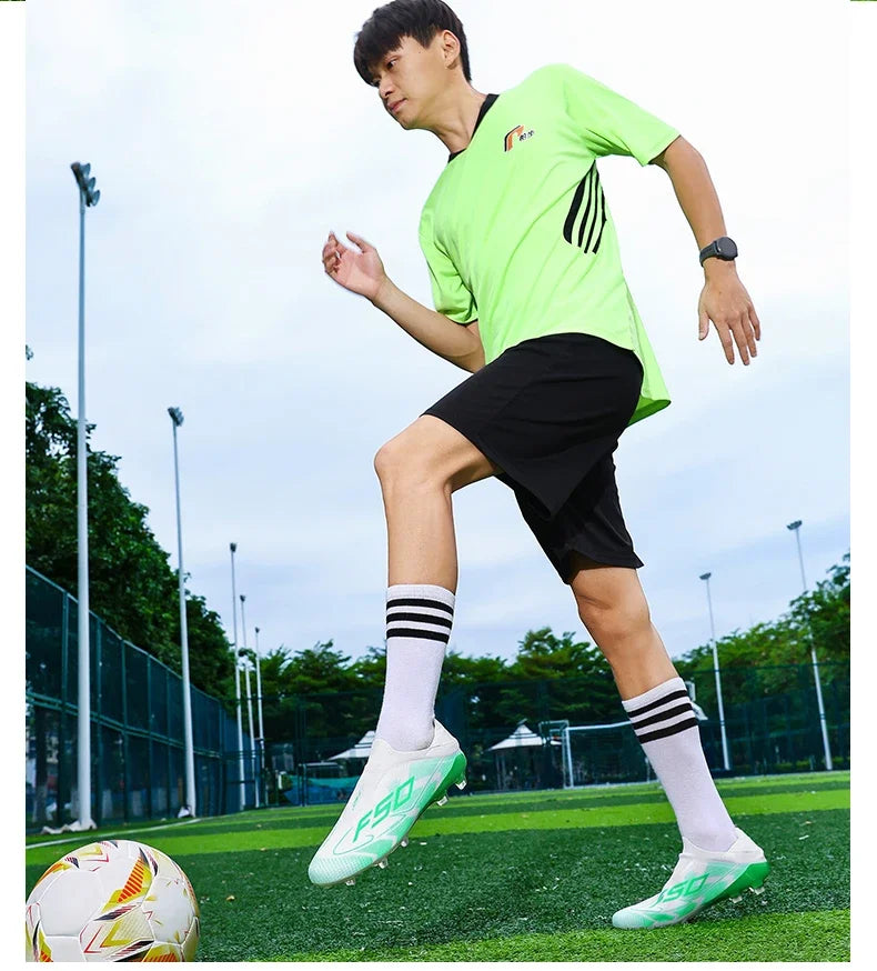 Men's Football Boots – Lace-Up Soccer Cleats