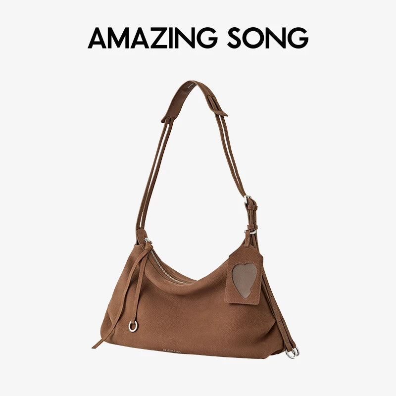 Amazing Song Donut Hobo Bag – Genuine Leather Crossbody