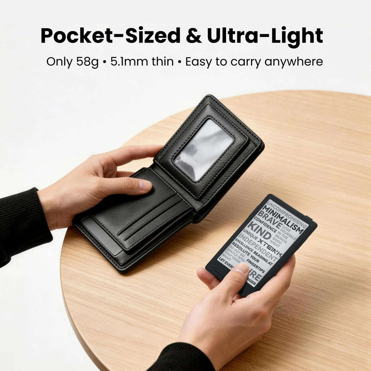 XTEINK Pocket E Ink E-Reader for Travel & Daily Reading