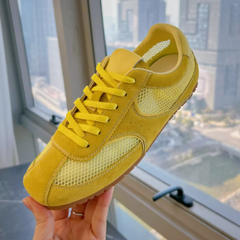 AIYUQI Women's Mesh Flat Sneakers – Elegant Summer Style