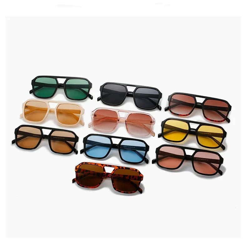Square Frame Sunglasses – UV400 Protection, Unisex