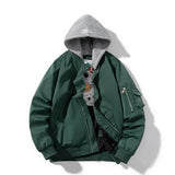 Hooded Bomber Pilot Jacket