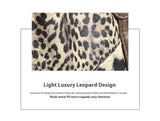 Women Handbags Leopard Bag Top-handle Handbag Fashion Satchel Dumpling Pack Shoulder Bag Tote Bag Hobos Large Purse