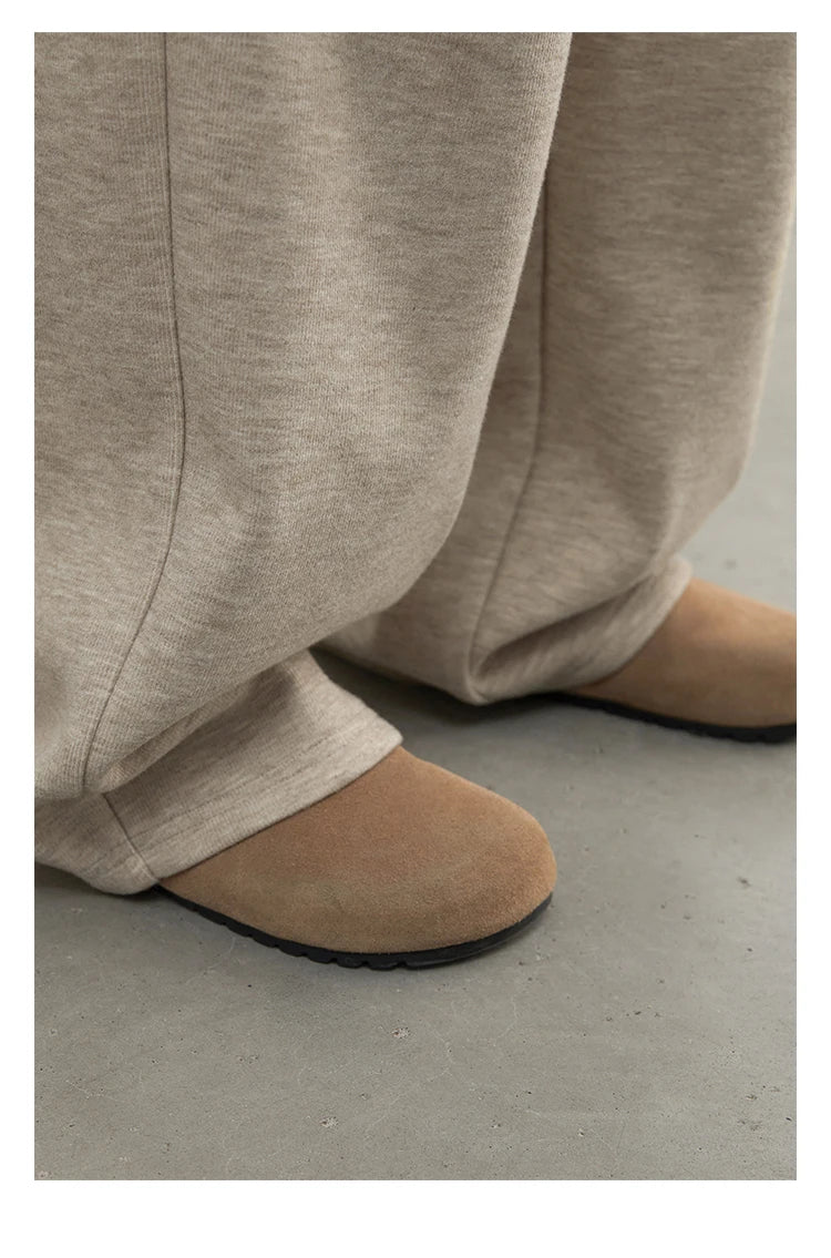 Women's High-Waisted Pleated Wide-Leg Trousers