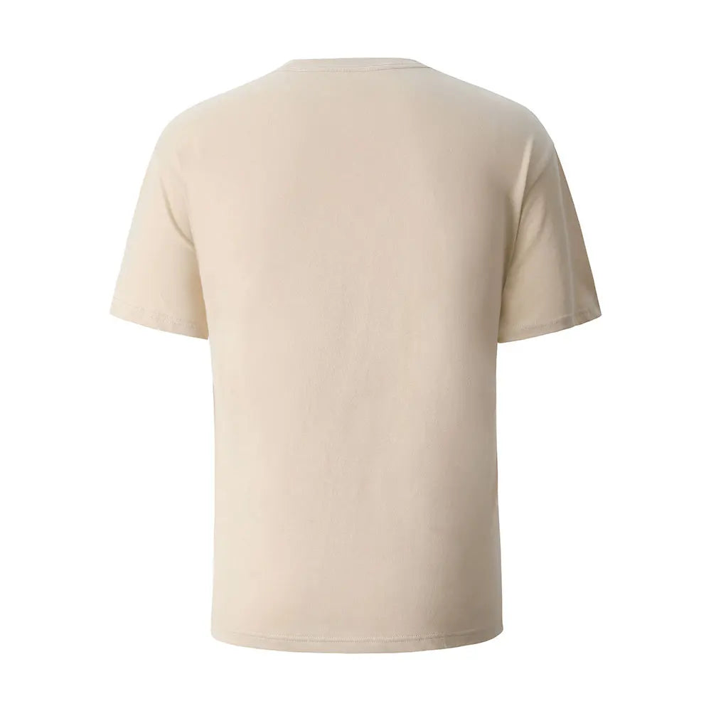 Unisex Color Painting Cotton Crew Neck T-Shirt