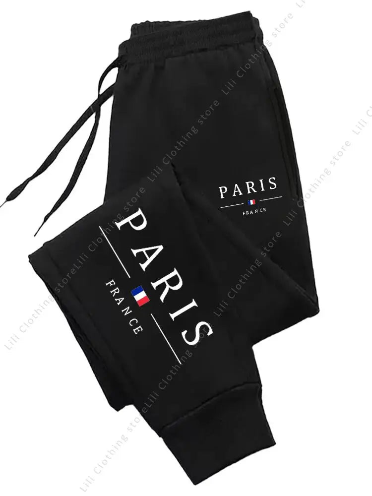 Women's Fleece Jogger Pants with Drawstring Waist
