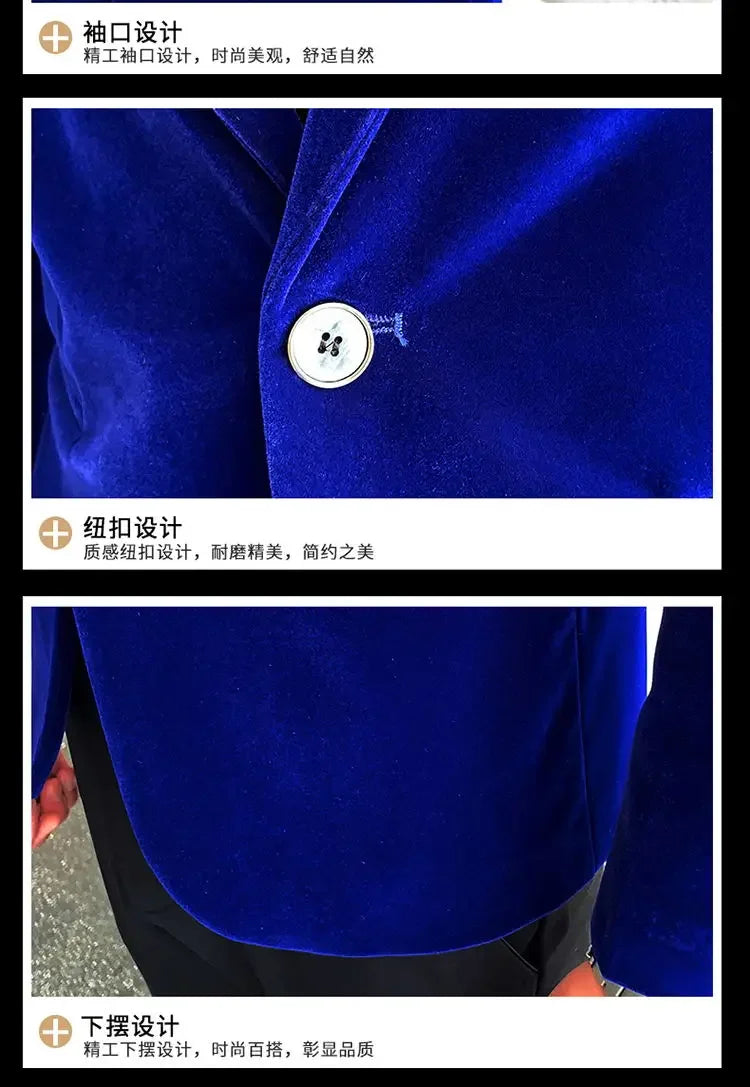 Men’s Slim-Fit Corduroy Blazer