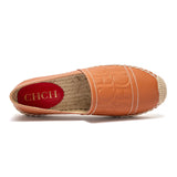 CHCH Women's Handmade Hemp Flat Beach Shoes