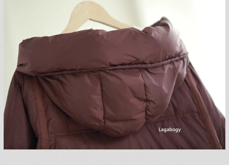 Women’s Oversized White Duck Down Puffer