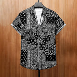 Men’s Summer 3D Graffiti Blossom Shirt