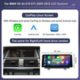BMW X5 X6 Wireless CarPlay & Android Auto Screen