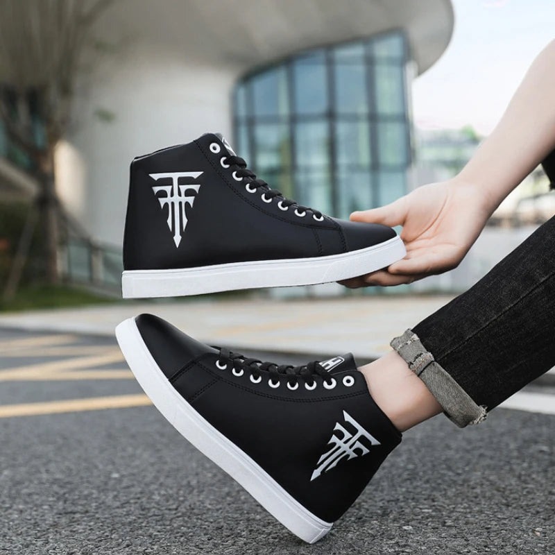 Men's High-Top Vulcanized Sneakers