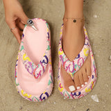 Leopard Print Cloud Slides – Soft Thick-Sole Summer Beach Sandals