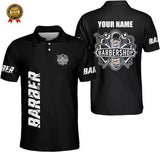Men's 3D Barber Print Polo | Streetwear Y2K Style