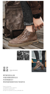Men's USA-Made Warm Leather Work & Leisure Boots