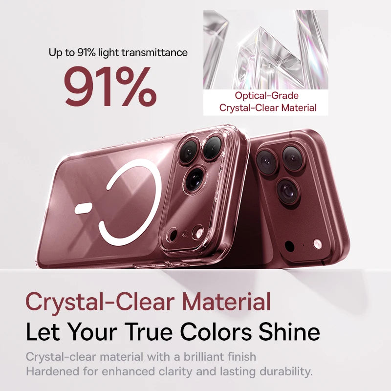 Baseus Clear Magnetic Case for iPhone 17 & 18 Pro Max