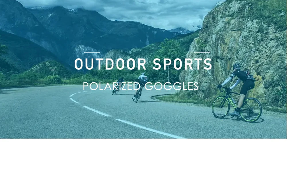 KDEAM High-End Sports Sunglasses Polarized Men's Cycling Glasses Dismountable TR90 Frame And Nose Pads Easy To Exchange