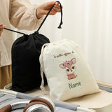 Customizable Hair Dryer Drawstring Travel Pouch, Perfect for Organizing Hair Tools, Jewelry, And Other Supplies for Women Gifts