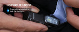 SOFIRN Mini ST10 1000LM EDC Flashlight USB C 14500 Rechargeable with Red Light 660NM Magnetic Tail & Clip Dual Switch Torch