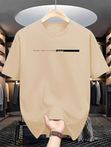 High Street Letter Print Cotton Tee