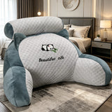 Ergonomic Reading Pillow with Adjustable Back Support,Soft Lumbar Support for Bed,Sofa, Chair,Breathable Polyester Fabric