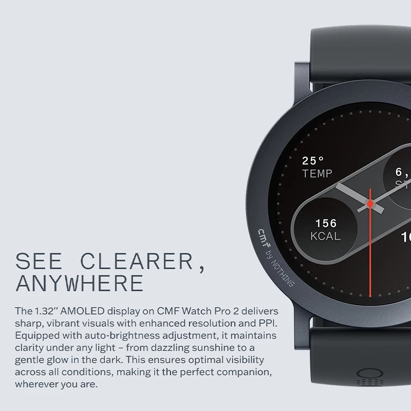 CMF Watch Pro 2 – Global Edition Smart Watch