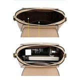 Women Solid Color PU Flap Crossbody Shoulder Bag Casual Daily Wear Versatile Fashion Handbag For Outdoor
