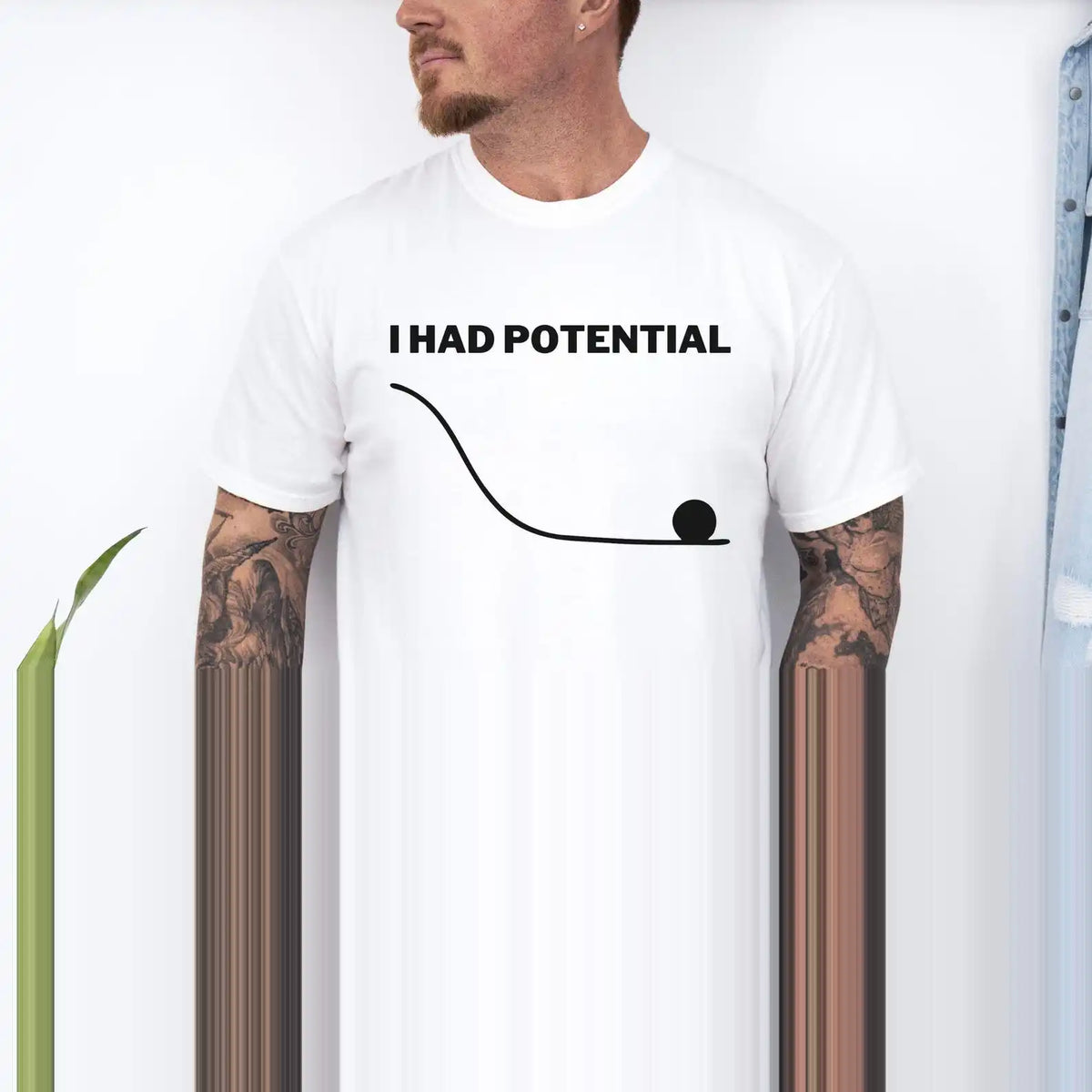 Dr Grace I Had Potential Cotton Graphic T-Shirt