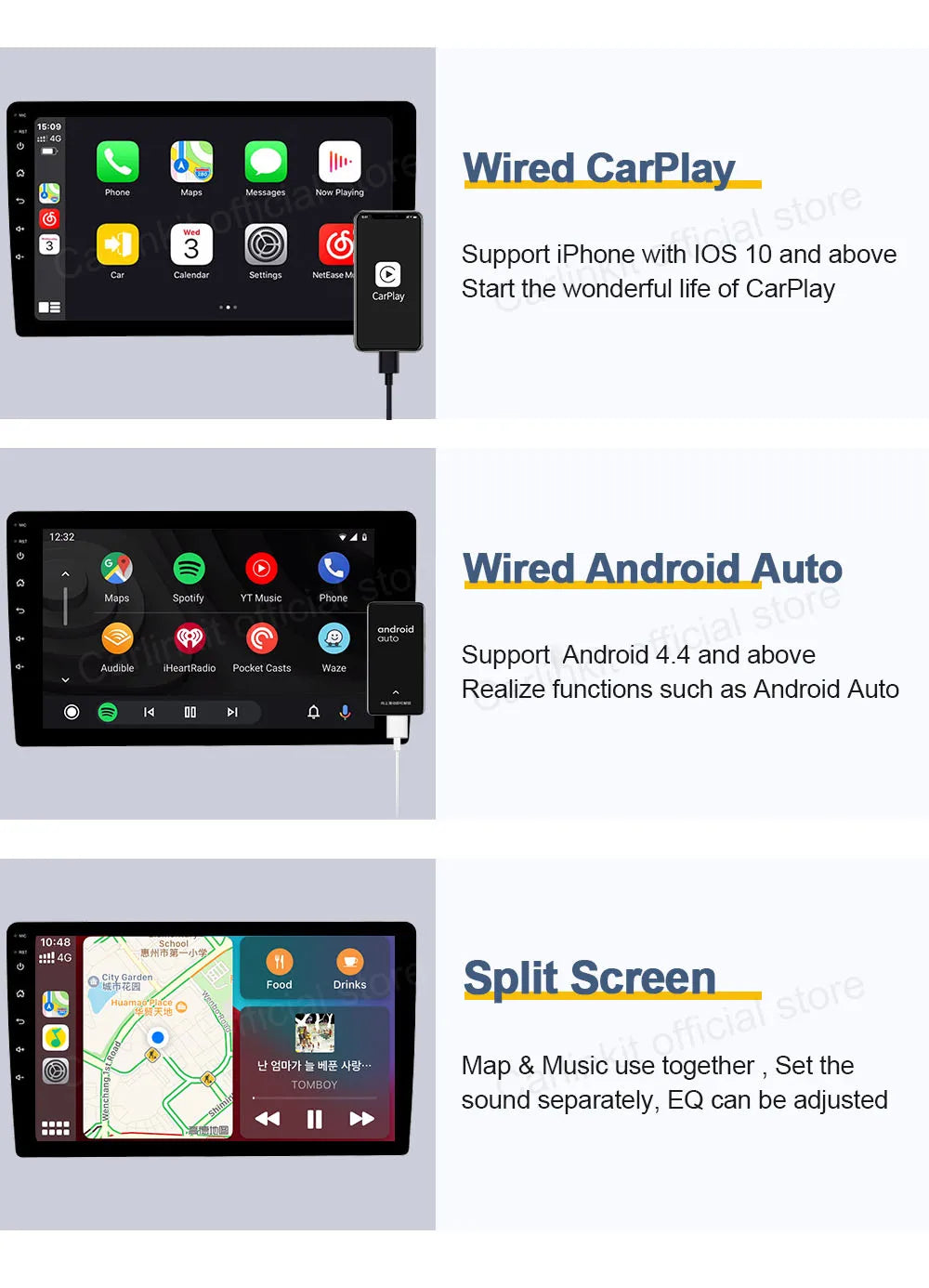 CarlinKit Wireless CarPlay & Android Auto Adapter