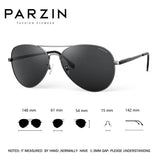 PARZIN Classic Aviation Polarized Sunglasses for Men