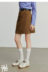 Toyouth Corduroy A-Line Mini Skirt | Autumn 2025
