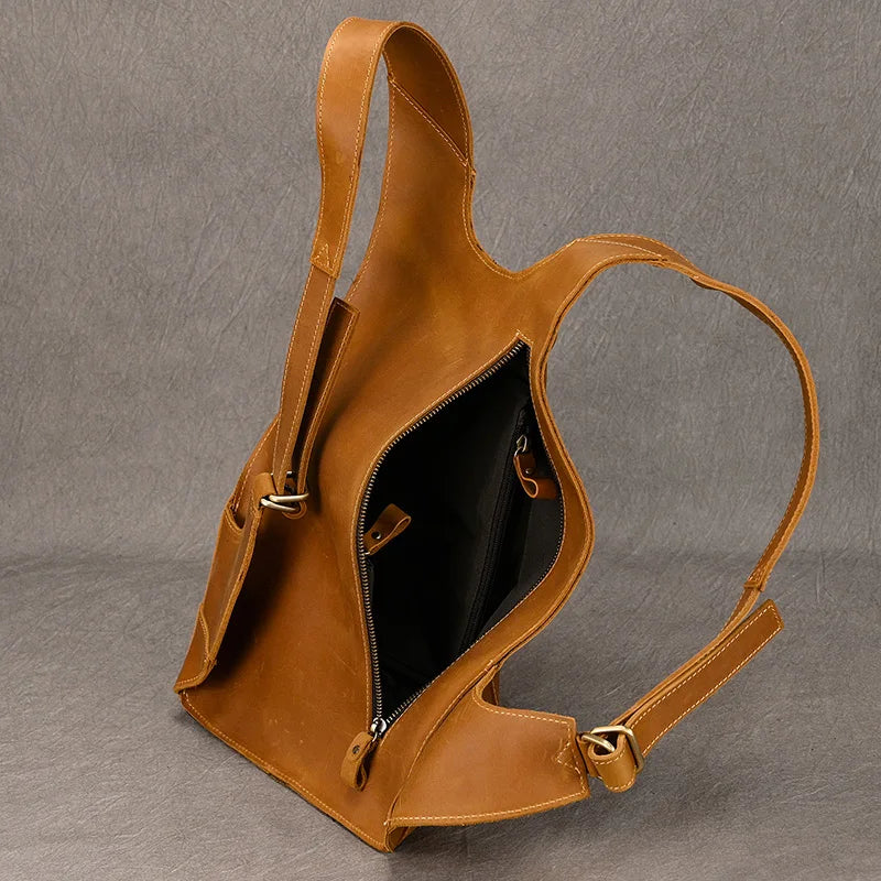 Men Women Backpack Bag Anti Theft Backpack Crazy Horse Leather School Backpack Travel Shcool Bag Mochila Escolar Safety