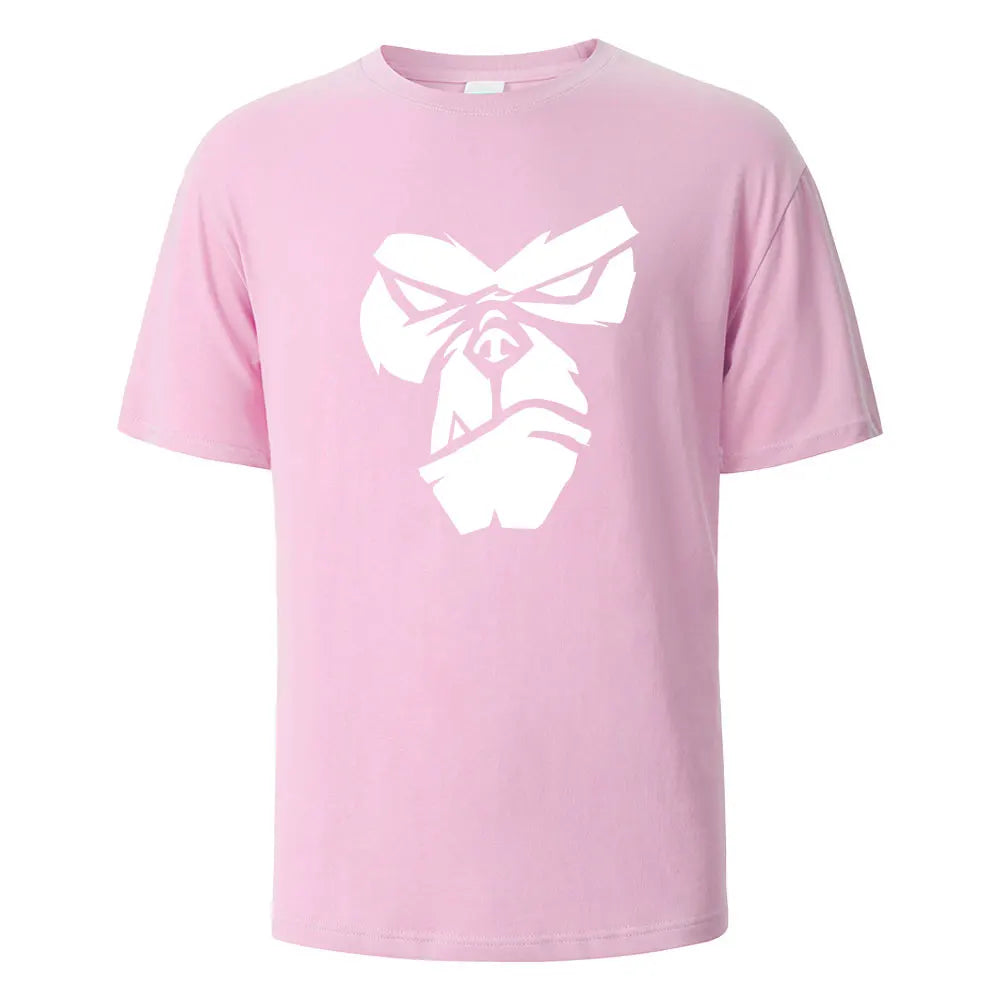Gorilla Face Graphic Cotton T-Shirt