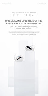 MOONDROP Blessing 3 Hybrid In-Ear Monitor (2DD+4BA)