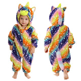 Plush Hooded Baby Winter Romper