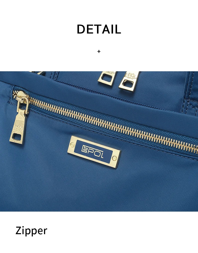 EPOL Large Capacity Women's Handbags Fabric High Quality Fashion Shoulder Bags Multiple Pockets Casual Waterproof Tote Bags 7253